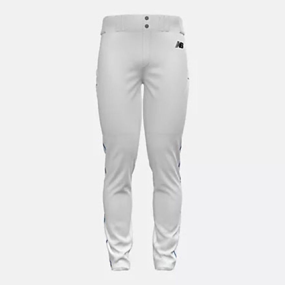 NWT New Balance Baseball Adversary 2 Pant Piped Tapered Navy White XL - Picture 1 of 5